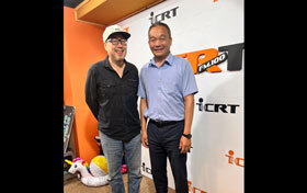 校區主任林保源教授4月8日接受ICRT專訪圖片