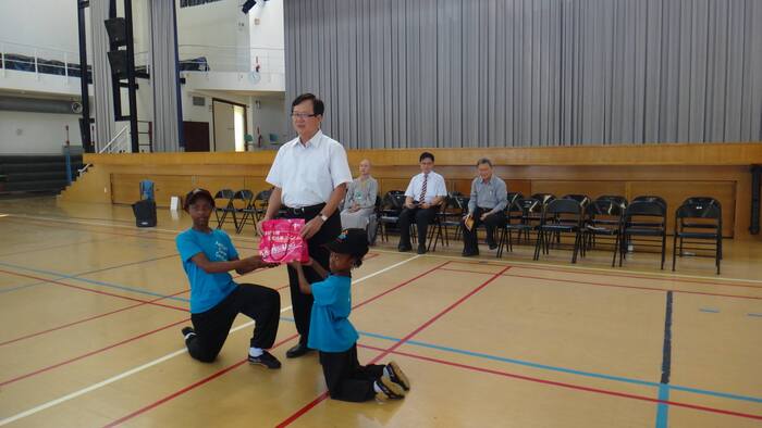 非洲賴索托22位院童與實踐大學高雄校區宋江陣社團交流