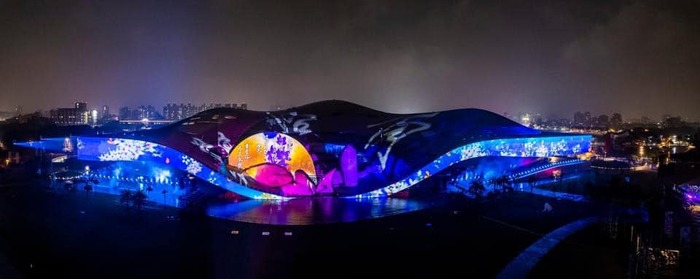 時尚系張哲龍老師操刀2022台灣燈會主燈《島嶼記憶·光舟劇場》舞 台設計